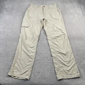 Mountain Khakis Pants Mens 32x32 Tan‎ Khaki Cargo Stretch Nylon Lightweight Hike